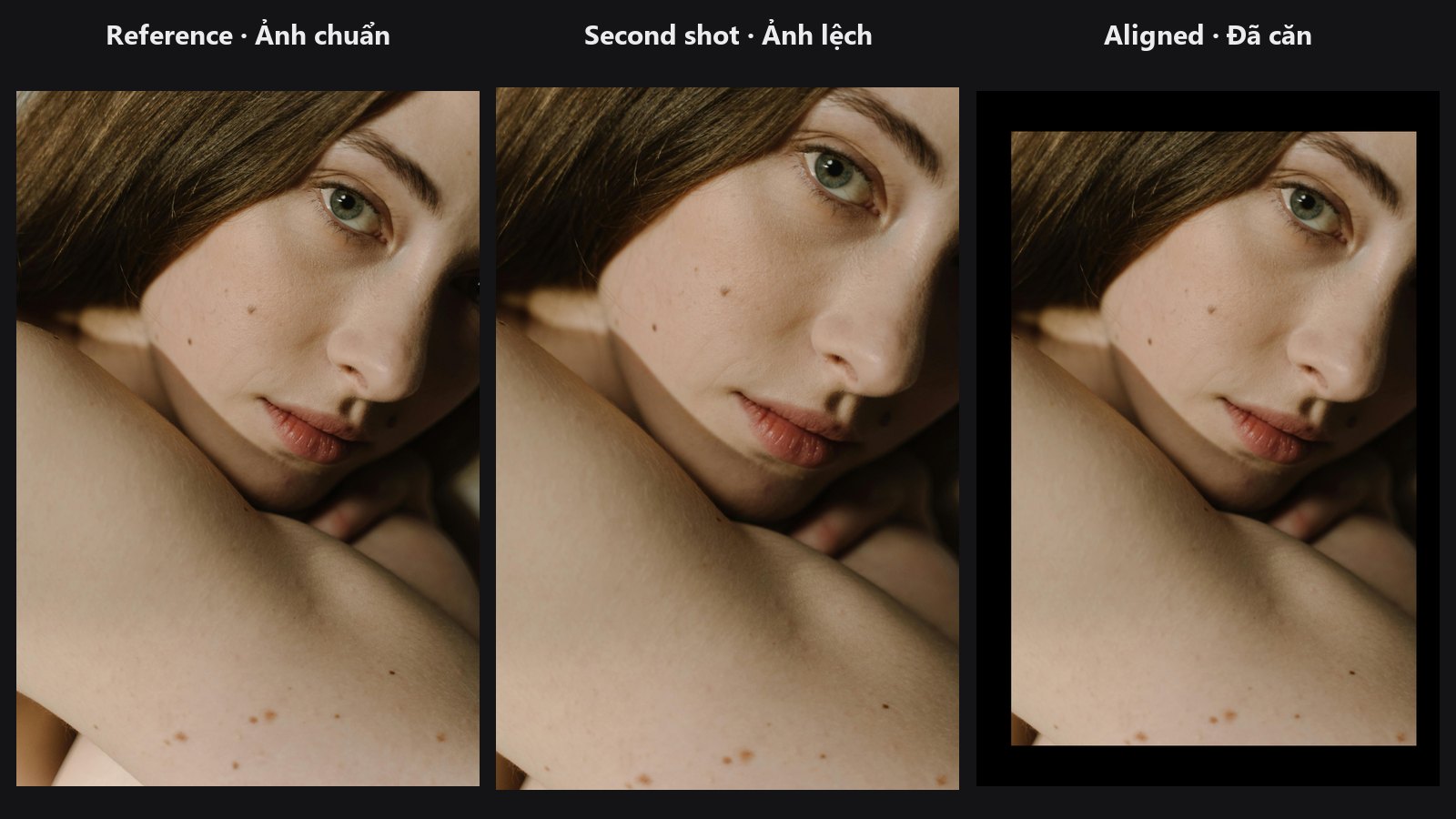 Auto Align — before / after