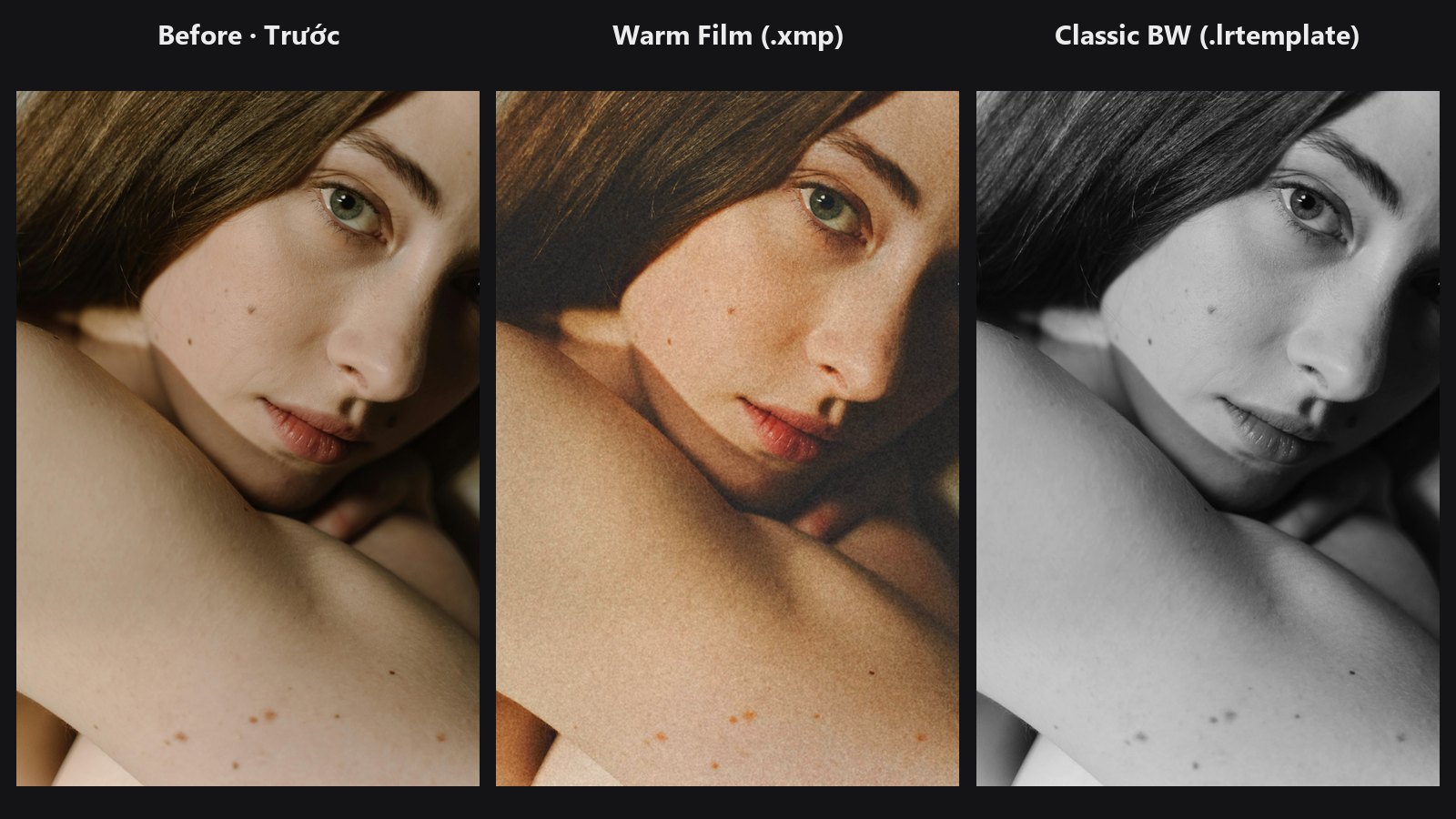 Lightroom Preset — before / after